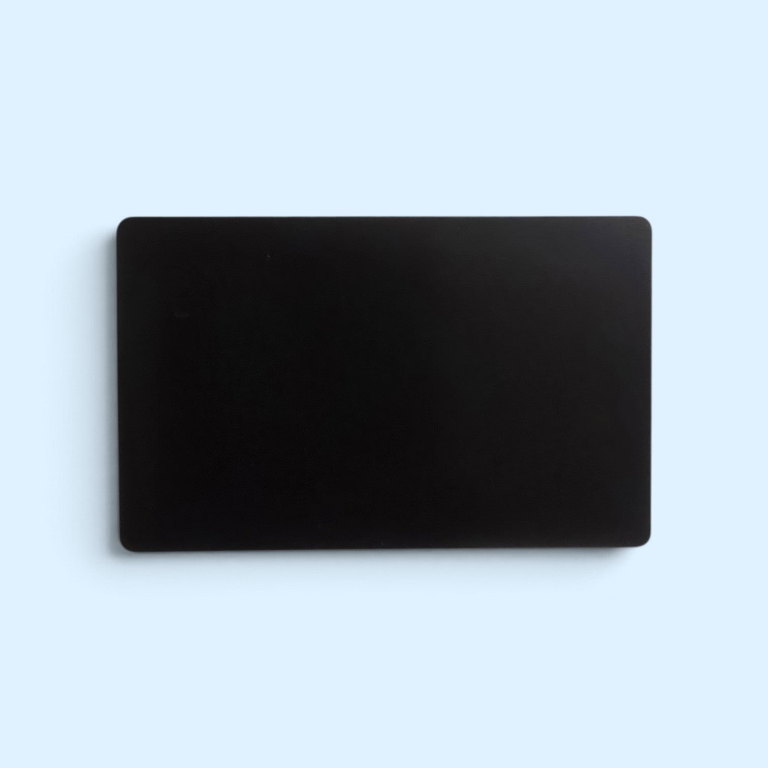 Laser Engraved Aluminum Business Cards 50 Pack Black